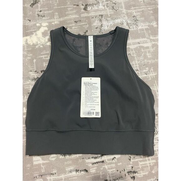 NWOT Size 12 Lululemon Mesh-Back Cropped Training Tank. New however, tag is off. - Picture 4 of 6